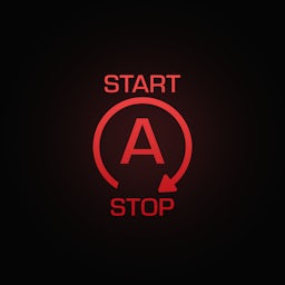 Start/Stop figyelmeztető lámpa